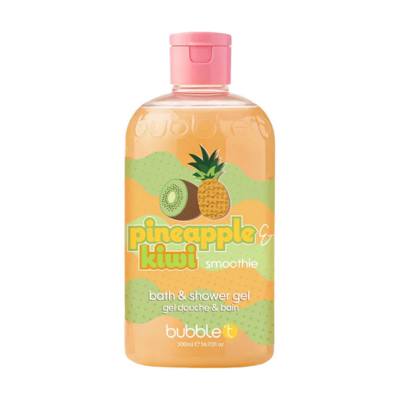 Гель для душу Bubble T Tangy Pineapple &amp; Kiwi Smoothie Bath &amp; Shower Gel, 500 мл